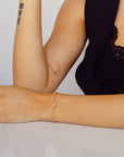 צמיד לב יהלום אווה - זהב