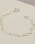 Sterling Silver chain bracelet - HLcollection - Handmade Gold and Silver Jewelry