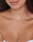 Sterling Silver Chunky Chain Necklace - HLcollection - Handmade Gold and Silver Jewelry