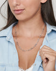 Sterling Silver Statement Necklace - HLcollection - Handmade Gold and Silver Jewelry