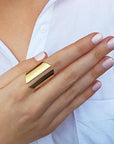 GOLD OPEN RING