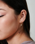 Delicate Teardrop Gold Earrings - HLcollection - Handmade Gold and Silver Jewelry
