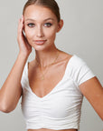 Gold Lace Chain Necklace - HLcollection - Handmade Gold and Silver Jewelry