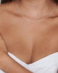 Sterling Silver Chunky Chain Necklace - HLcollection - Handmade Gold and Silver Jewelry