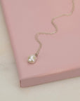 Sterling Silver Pearl Necklace - HLcollection - Handmade Gold and Silver Jewelry