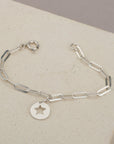 Sterling Silver Star Bracelet - HLcollection - Handmade Gold and Silver Jewelry
