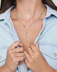 Sterling Silver Statement Necklace - HLcollection - Handmade Gold and Silver Jewelry